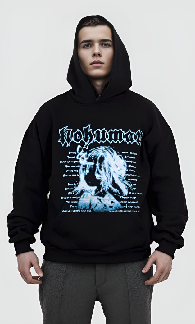 Anime Black Hoodie