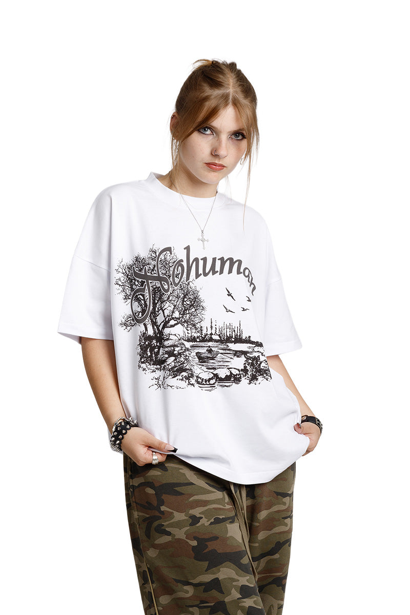 Oasis White Tee