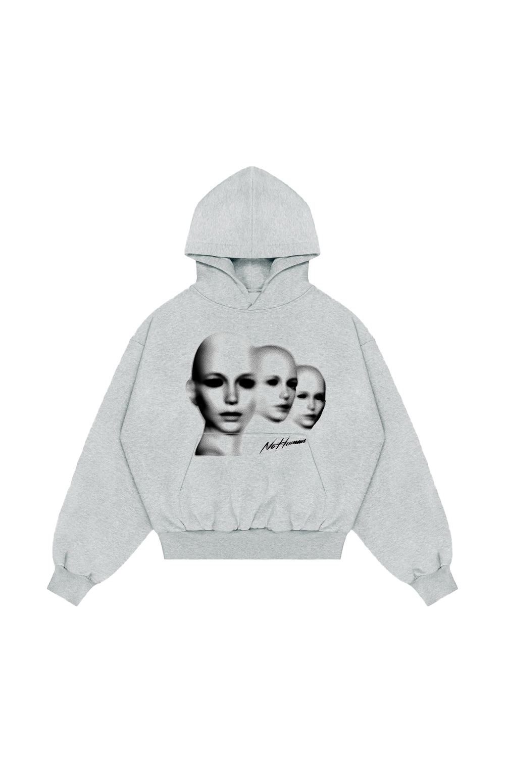 Humanity Mono Grey Hoodie