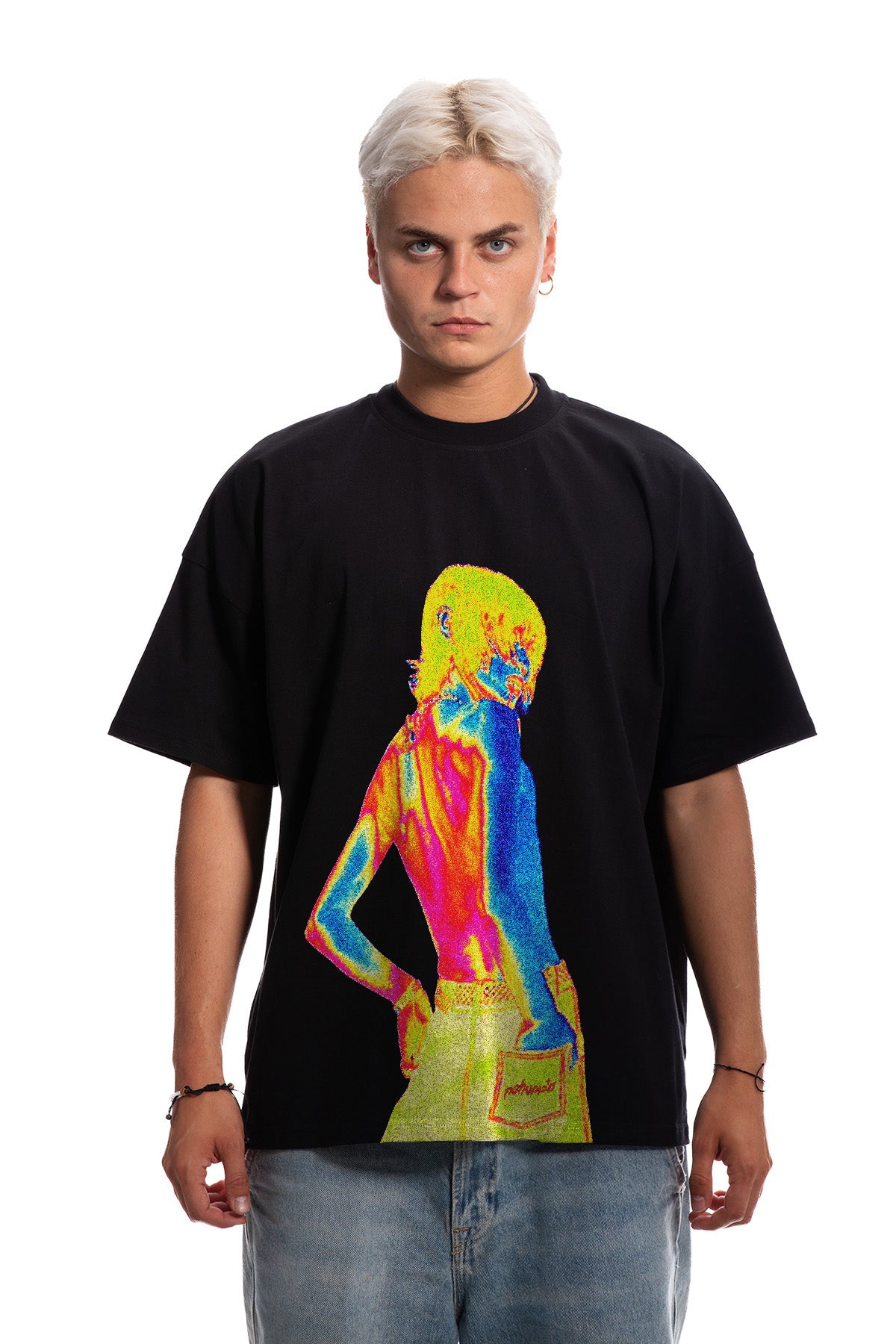 Heatmap Color Black Tee