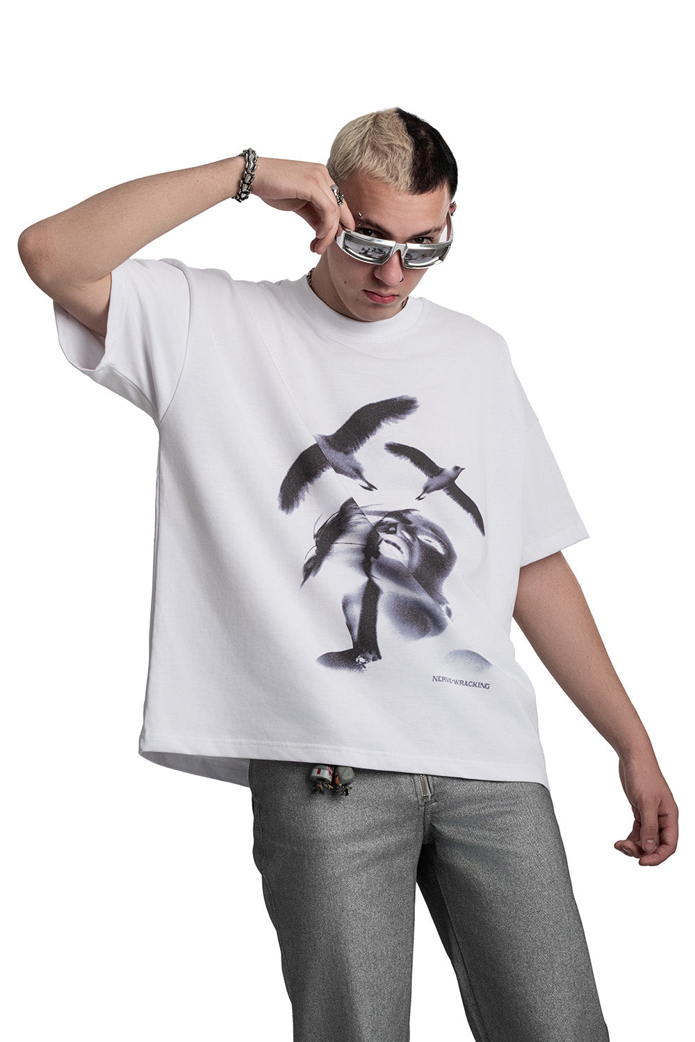 Nerves White Tee