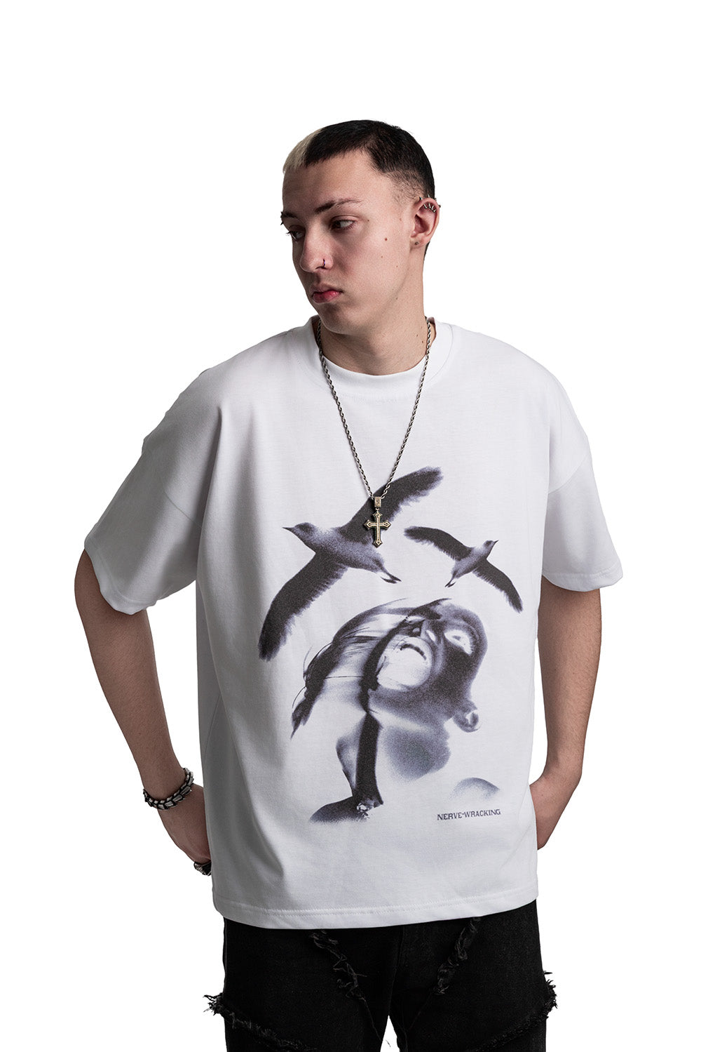 Nerves White Tee
