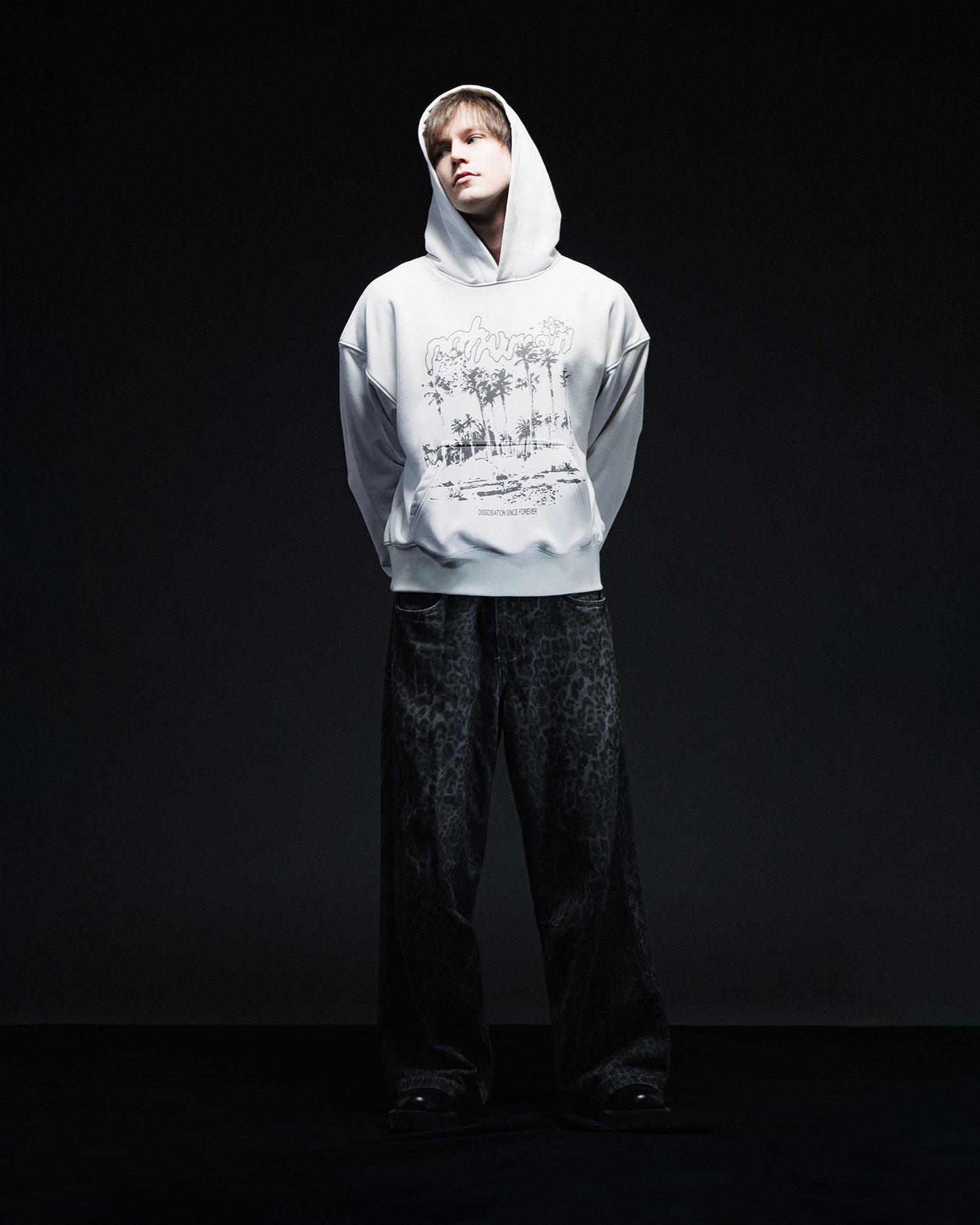 Dissociation Off White Hoodie
