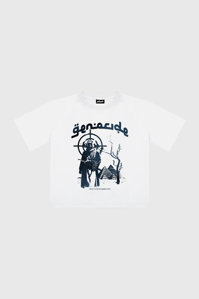 Genocide White Tee (Boxy)