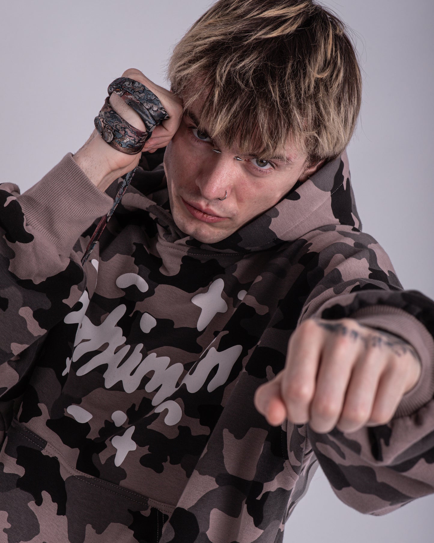 Grey Division hoodie