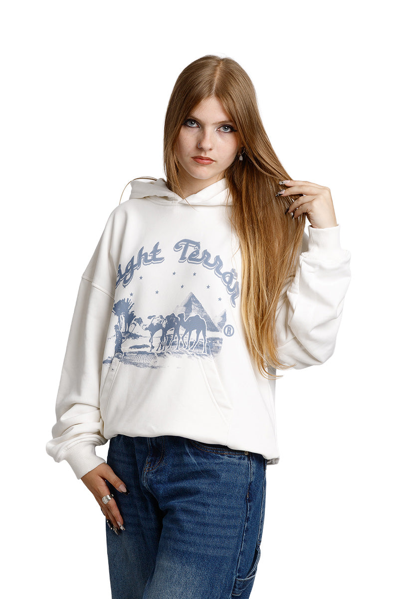 Night Terror Off White Hoodie