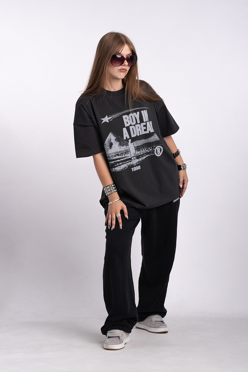 "Boy in a Dream" Graphite Tee