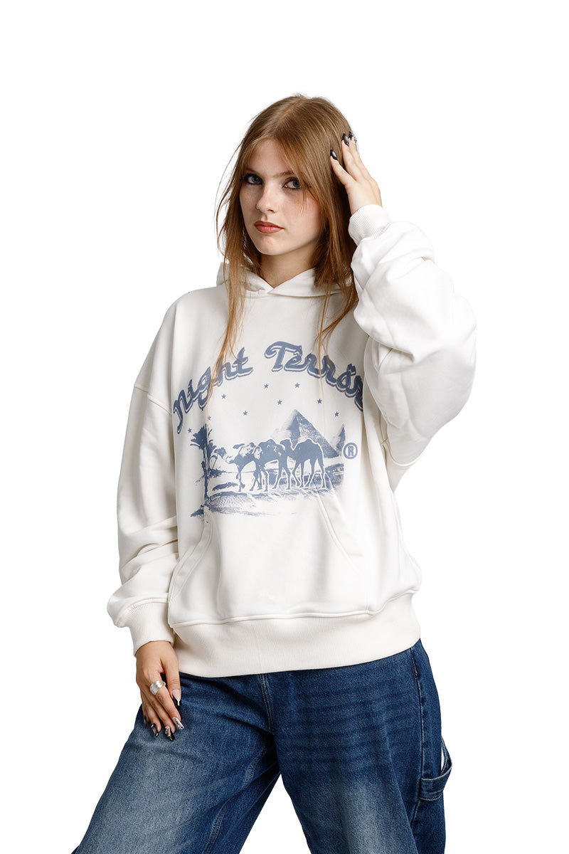 Night Terror Off White Hoodie
