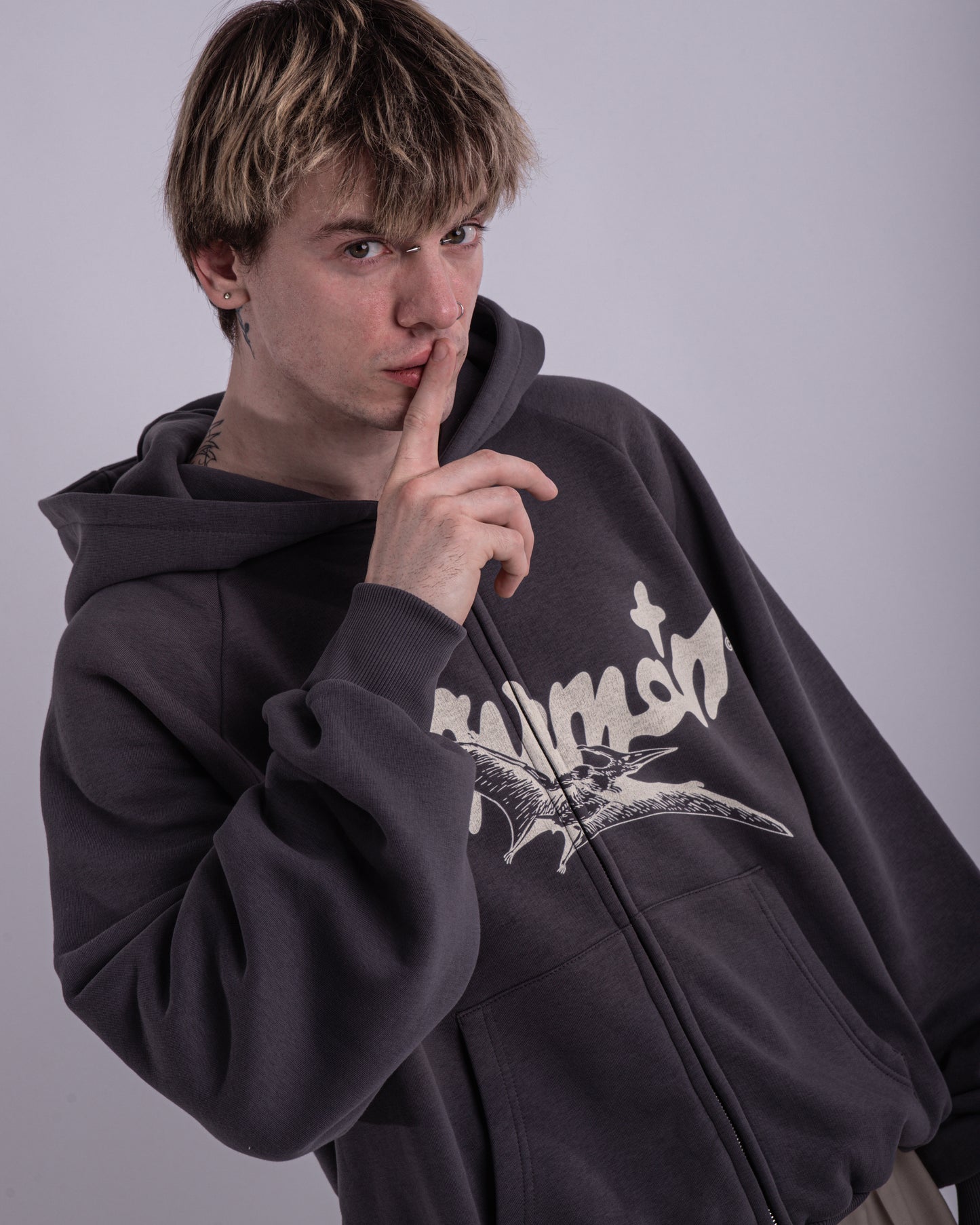 Stone Wing ZIP hoodie