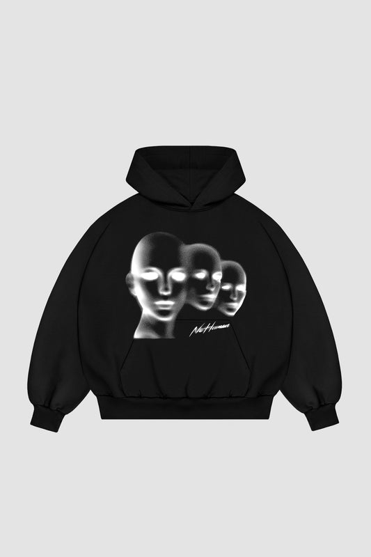 Humanity Black Mono Hoodie