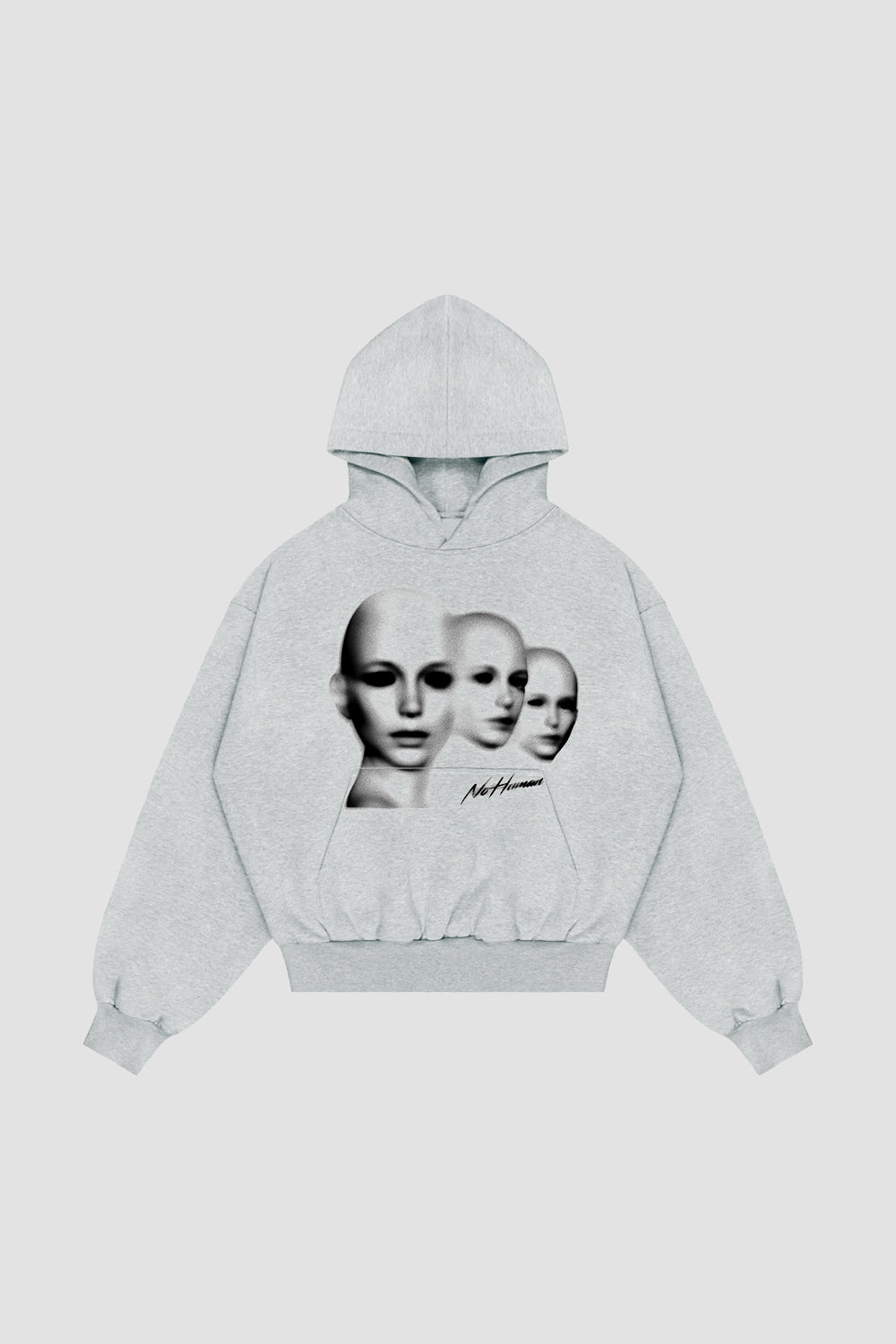 Humanity Mono Grey Hoodie