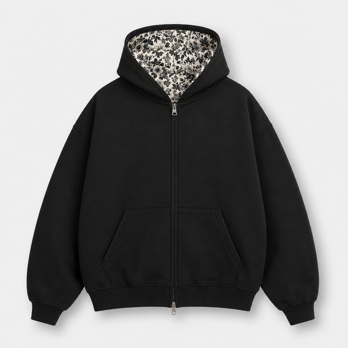 Hidden Bloom ZIP hoodie