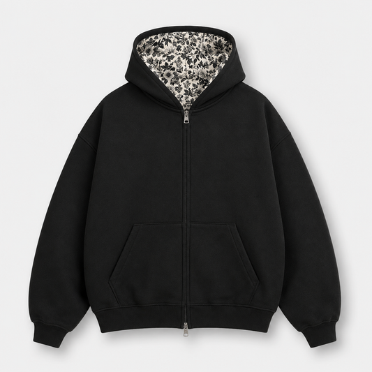Hidden Bloom ZIP hoodie