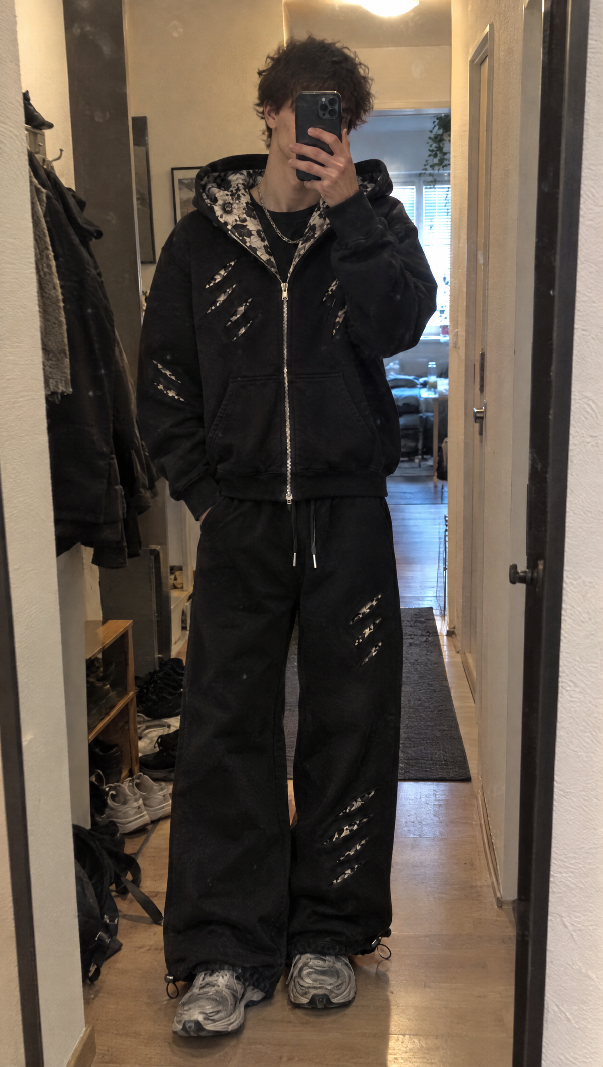 Hidden Bloom – mirror selfie