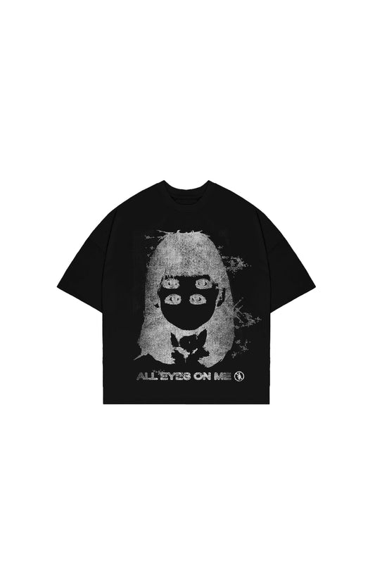 All Eyes On Me Black Tee