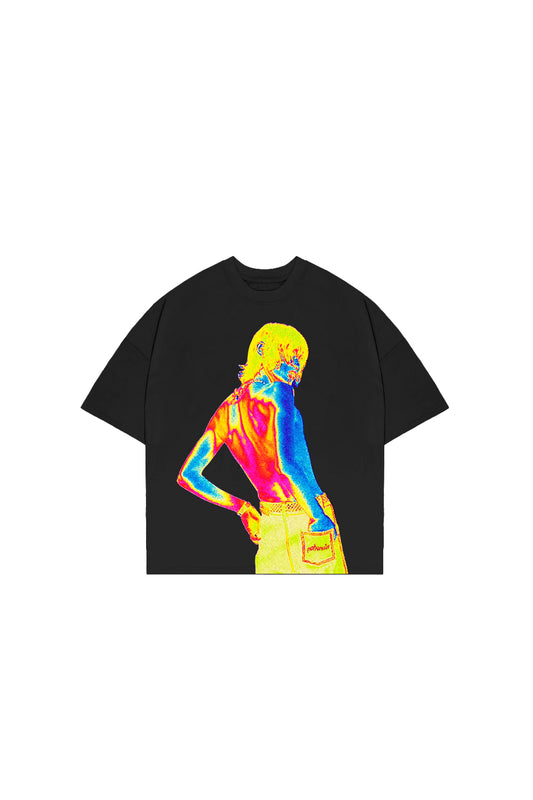 Heatmap Color Black Tee