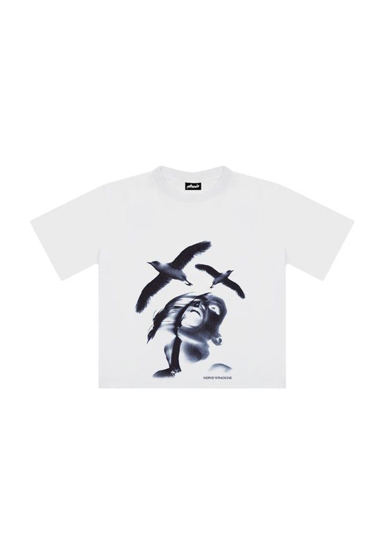 Nerves White Tee