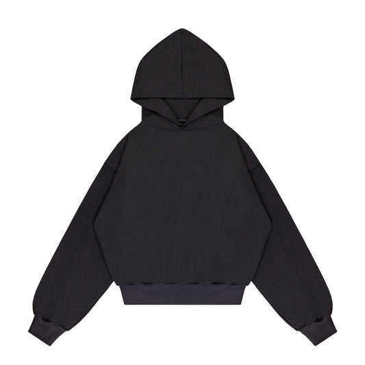 Double Black Washed Hoodie