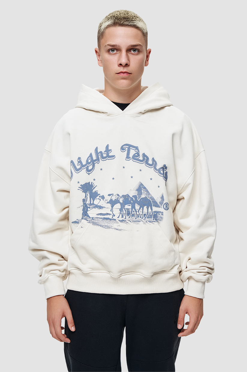 Night Terror Off White Hoodie