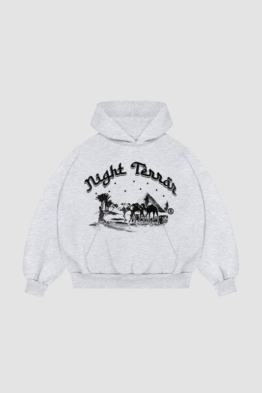 Night Terror Grey Hoodie