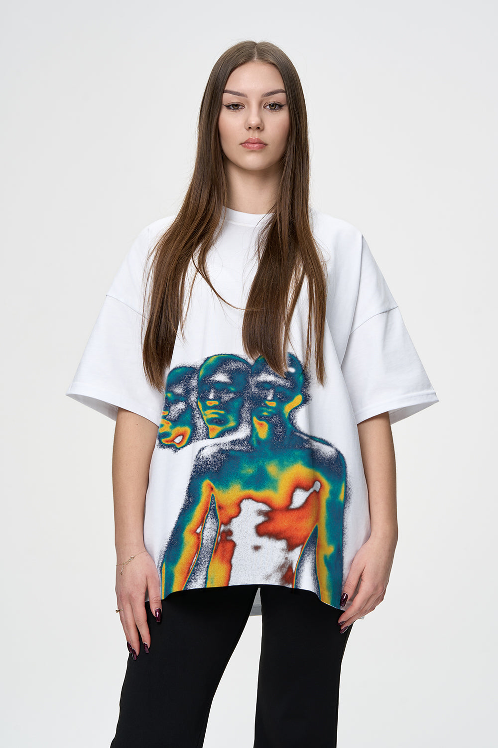 Astral Body White Tee (Boxy)