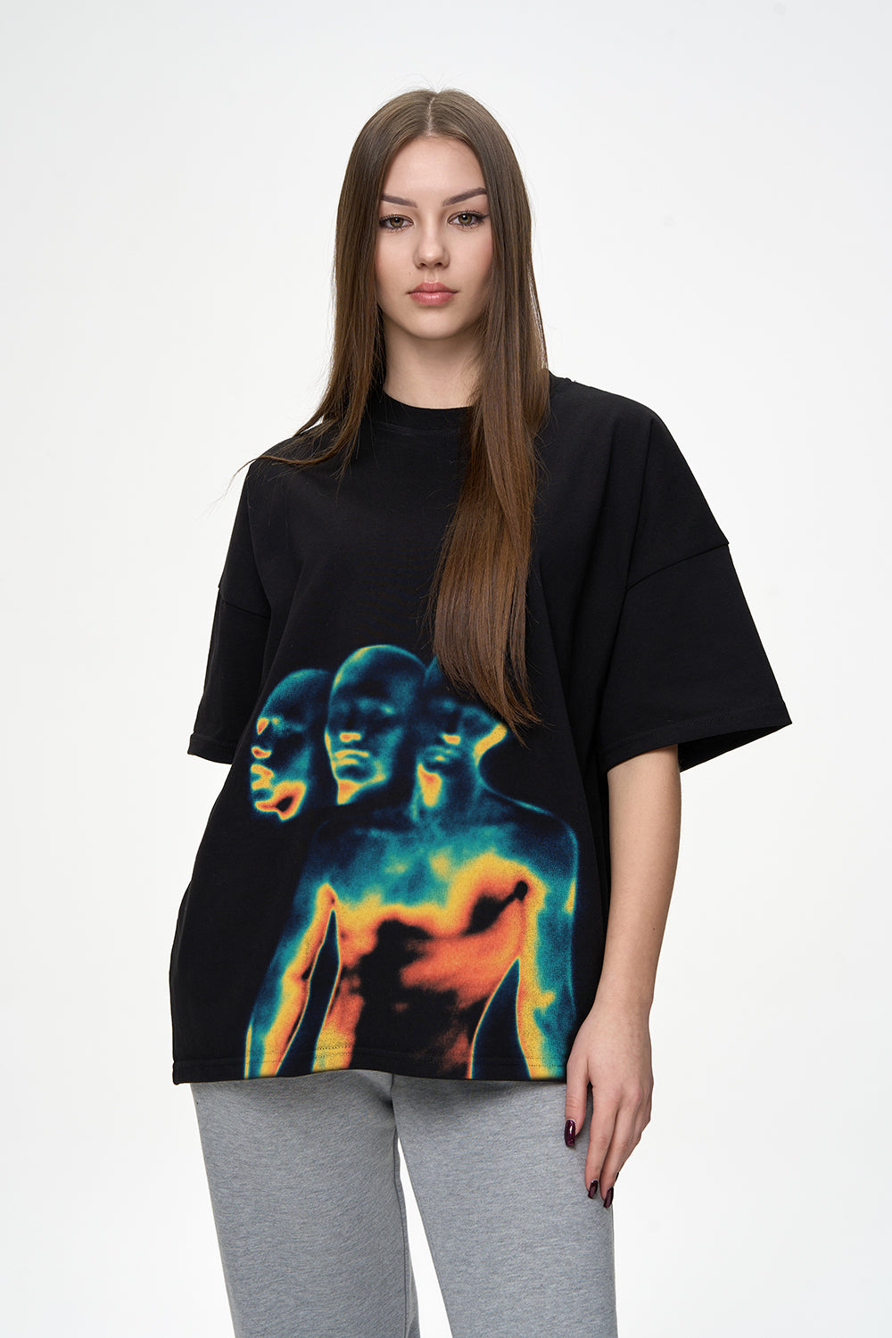 Astral Body Black Tee (Boxy)